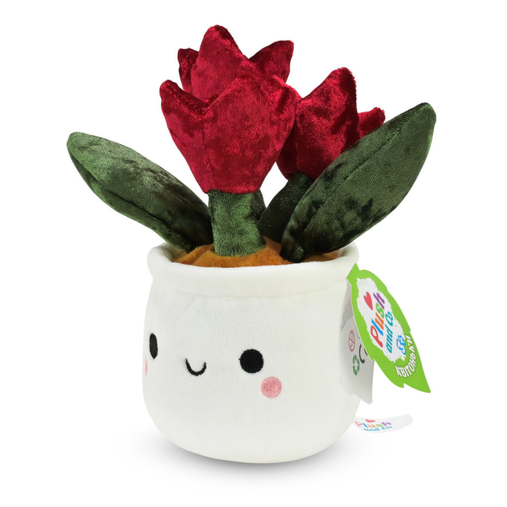 Plush and Co Квітоньки - м’яка іграшка-тюльпани в горщику 20 см (PLC25051)