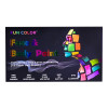 Fun Color Face & Body Paint - аквагрим на водной основе, 10 цветов с кисточкой (CN-119)