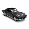 TechnoDrive Chevrolet Corvette Split Window 1963 - колекційна автомодель, матовий чорний (250411U)