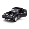 TechnoDrive Chevrolet Corvette Split Window 1963 - колекційна автомодель, матовий чорний (250411U)