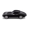 TechnoDrive Chevrolet Corvette Split Window 1963 - колекційна автомодель, матовий чорний (250411U)