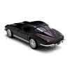 TechnoDrive Chevrolet Corvette Split Window 1963 - колекційна автомодель, матовий чорний (250411U)