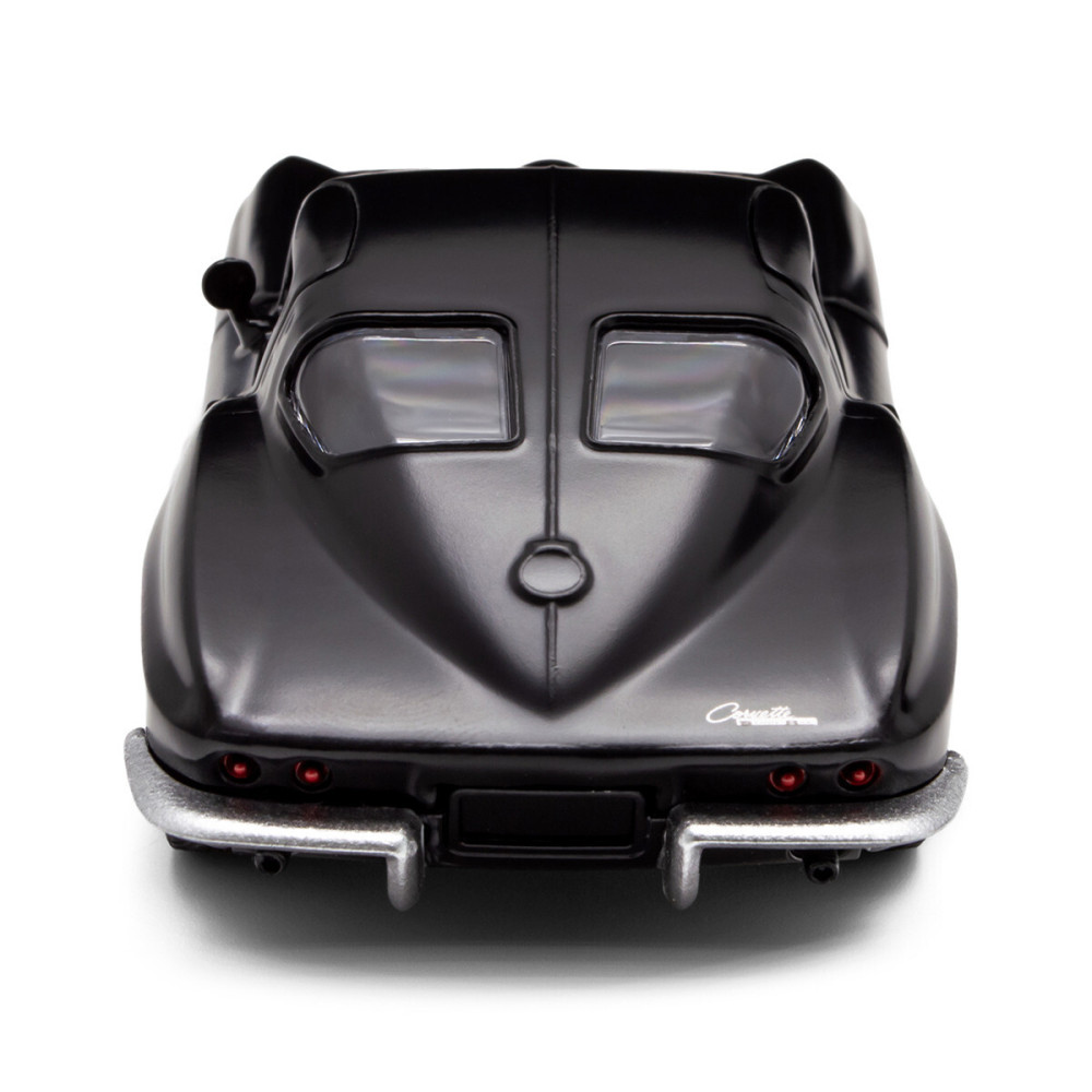 TechnoDrive Chevrolet Corvette Split Window 1963 - колекційна автомодель, матовий чорний (250411U)