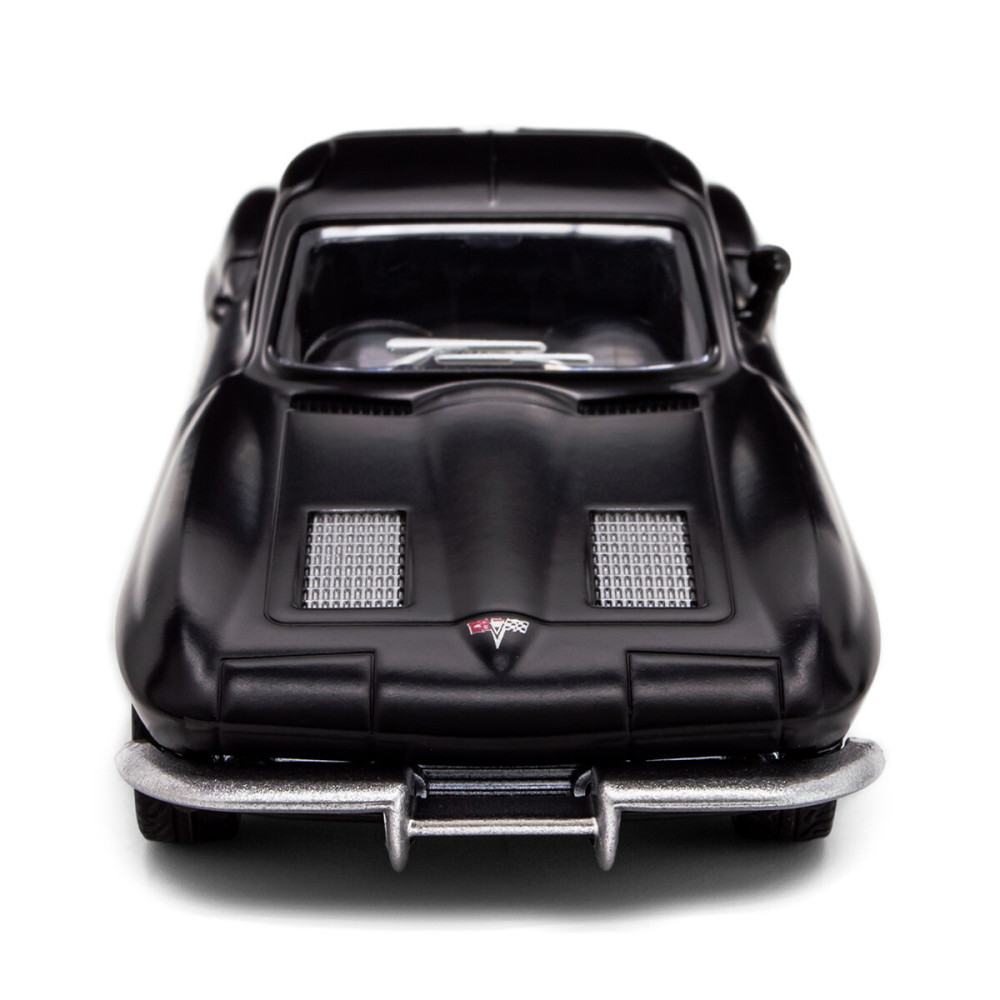 TechnoDrive Chevrolet Corvette Split Window 1963 - колекційна автомодель, матовий чорний (250411U)