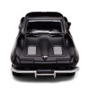 TechnoDrive Chevrolet Corvette Split Window 1963 - колекційна автомодель, матовий чорний (250411U)
