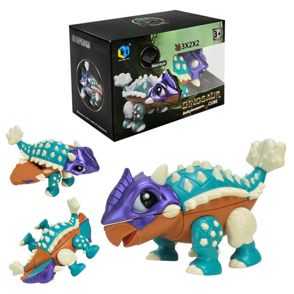 Головоломка 3D Dinosaur Анкілозавр - кубик-головоломка (LH002JL)
