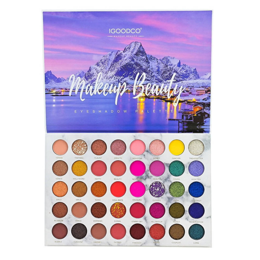 Igoodco Makeup Beauty - дитяча палетка тіней для повік, 40 кольорів (LK3750)