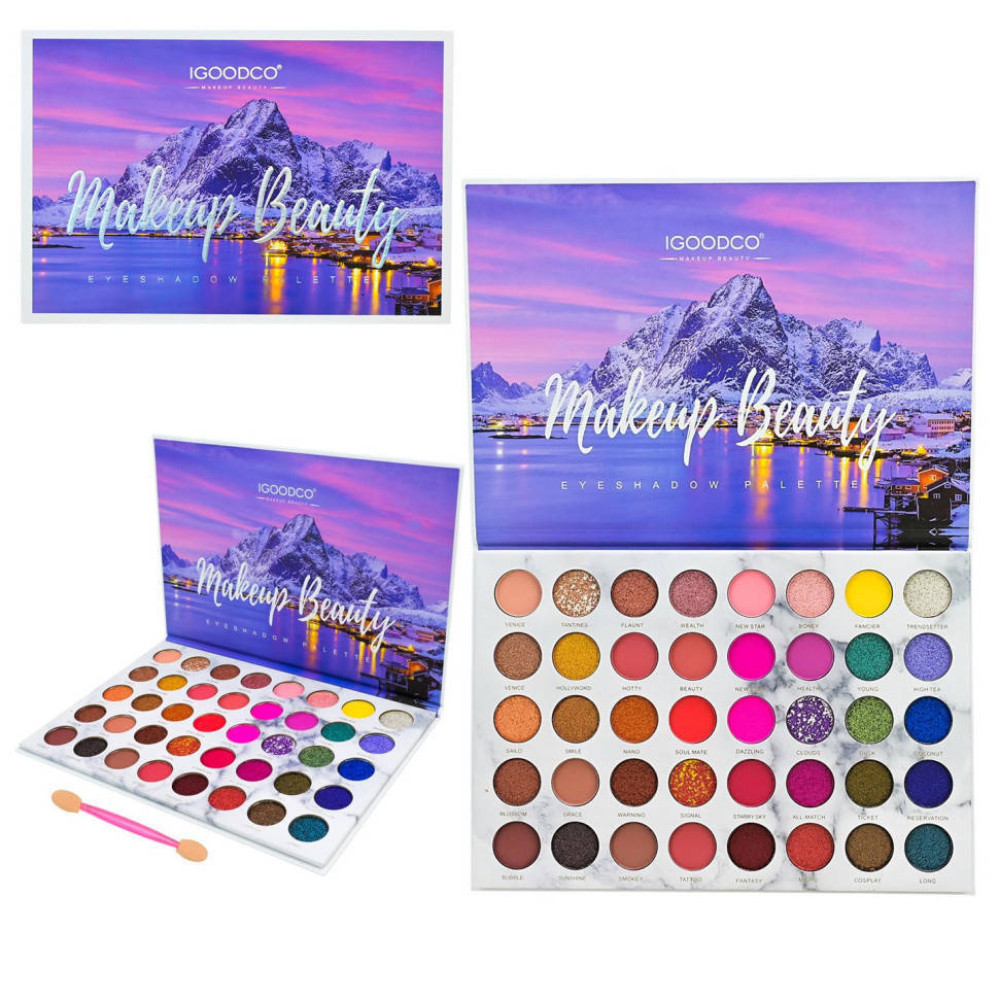 Igoodco Makeup Beauty - дитяча палетка тіней для повік, 40 кольорів (LK3750)