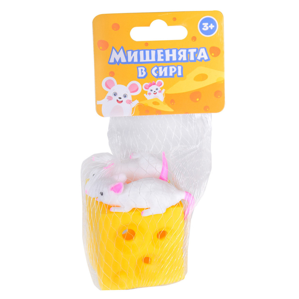 Мишенята в сирі - іграшка-антистрес (MC0621) Мишенята в сирі - іграшка-антистрес (MC0621)
