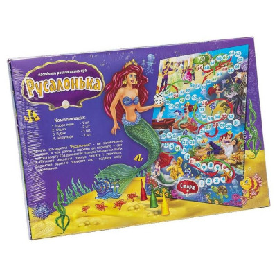 Danko Toys Русалонька - настільна гра-ходилка українською (DTG32-0) Danko Toys Русалонька - настільна гра-ходилка українською (DTG32-0)