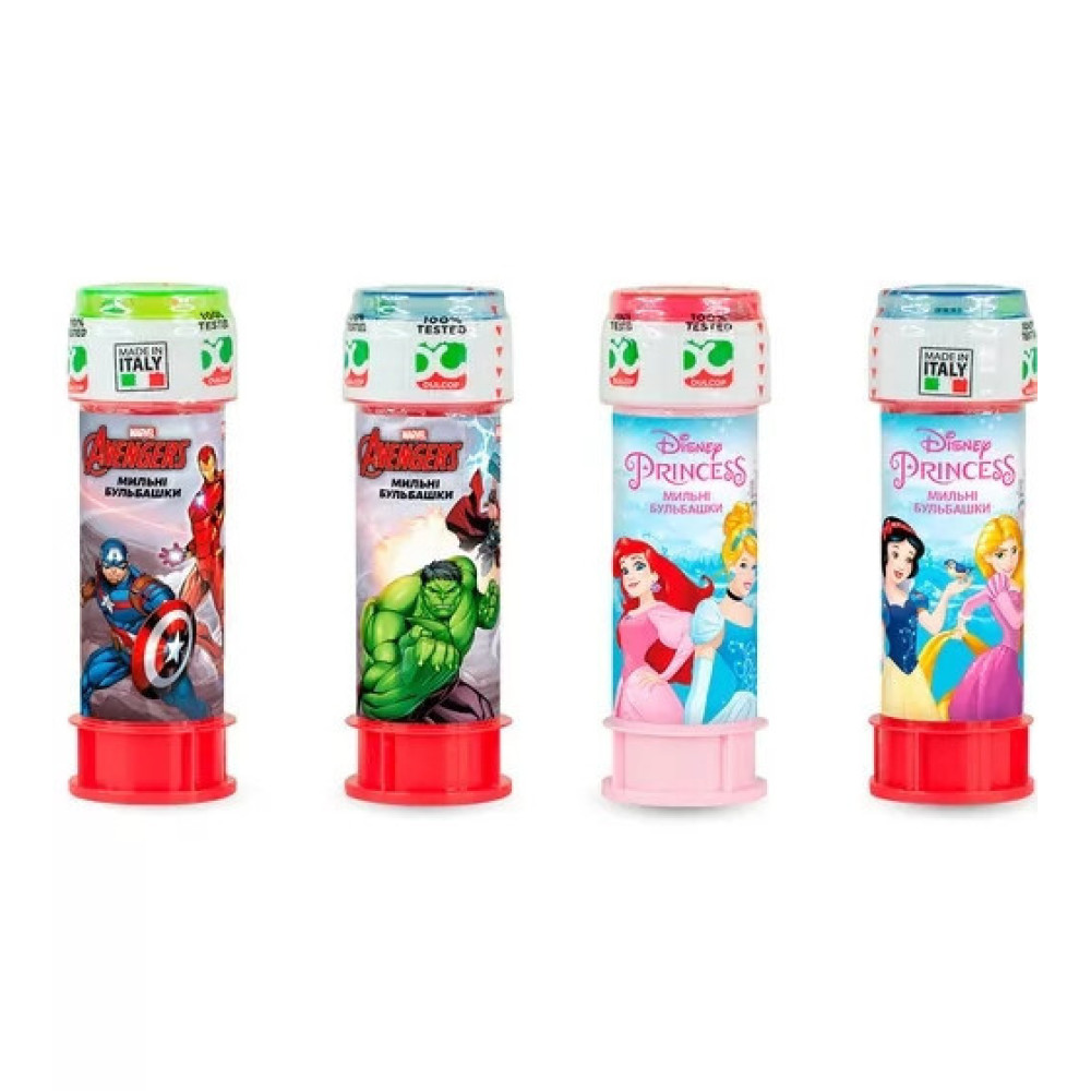Dulcop Disney Princess і Avengers - мильні бульбашки 60 мл (103001110081)