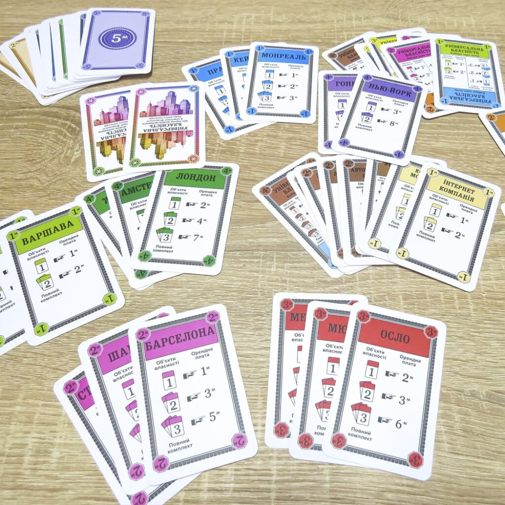 Artos Games Люкс City - настільна карткова гра Artos Games Люкс City - настільна карткова гра