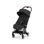 Cybex Coya 2026 Style Collection - ультракомпактний прогулянковий візок преміум для подорожей (від народження до 4 років / до 22 кг) • Sepia Black / Chrome