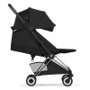 Cybex Coya 2026 Style Collection - ультракомпактний прогулянковий візок преміум для подорожей (від народження до 4 років / до 22 кг) • Sepia Black / Chrome