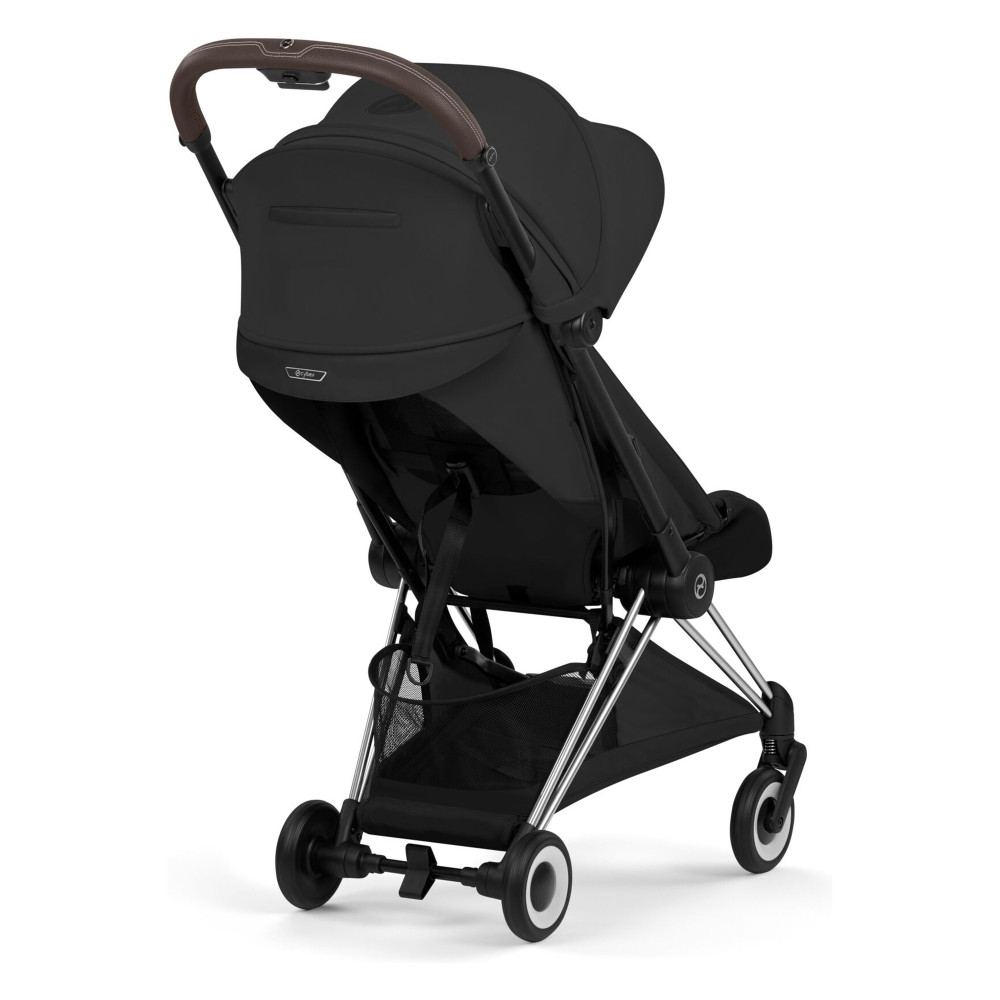 Cybex Coya 2026 Style Collection - ультракомпактний прогулянковий візок преміум для подорожей (від народження до 4 років / до 22 кг) • Sepia Black / Chrome Cybex Coya 2026 Style Collection - ультракомпактний прогулянковий візок преміум для подорожей (від народження до 4 років / до 22 кг) • Sepia Black / Chrome