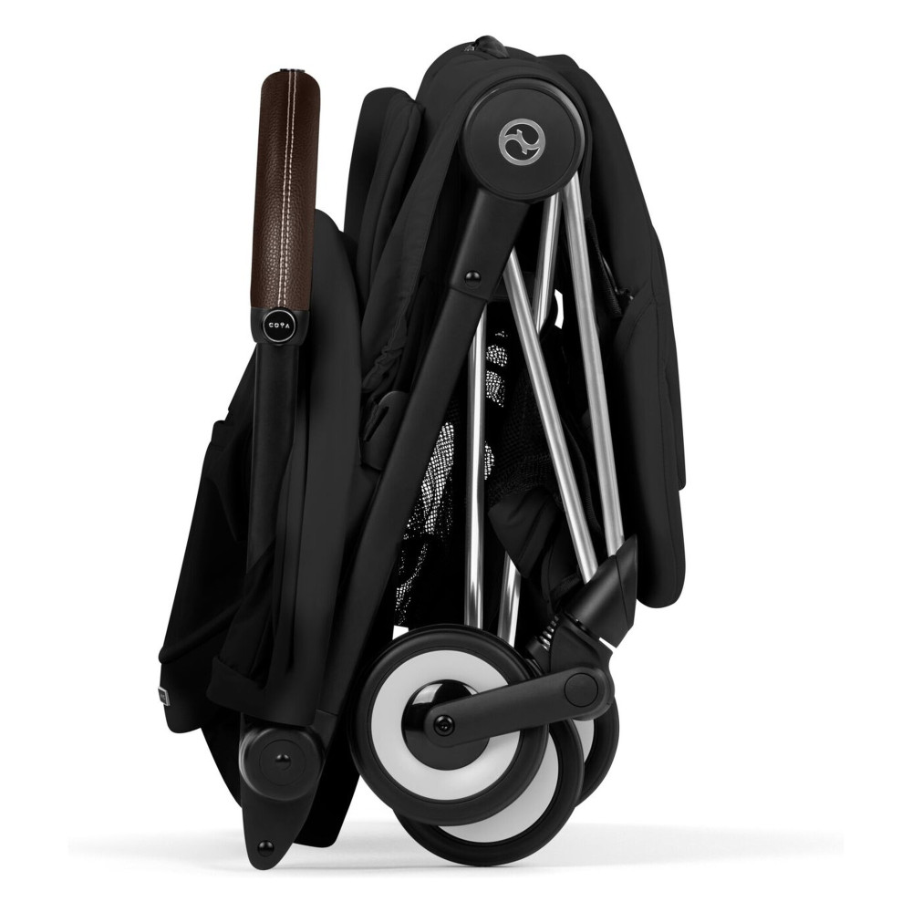 Cybex Coya 2026 Style Collection - ультракомпактний прогулянковий візок преміум для подорожей (від народження до 4 років / до 22 кг) • Sepia Black / Chrome Cybex Coya 2026 Style Collection - ультракомпактний прогулянковий візок преміум для подорожей (від народження до 4 років / до 22 кг) • Sepia Black / Chrome
