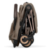 Cybex Coya 2026 Style Collection - ультракомпактний прогулянковий візок преміум для подорожей (від народження до 4 років / до 22 кг) • Coconut Brown / Rosegold