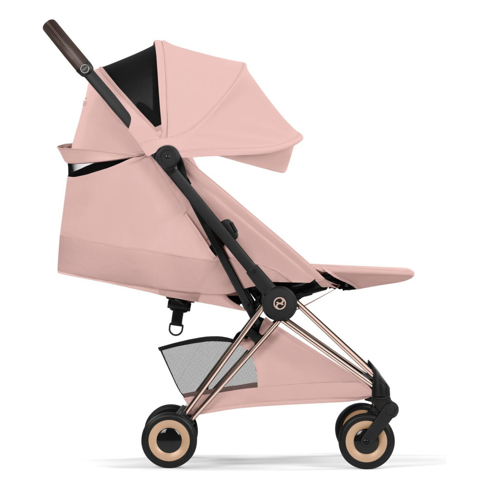 Cybex Coya 2026 Style Collection - ультракомпактний прогулянковий візок преміум для подорожей (від народження до 4 років / до 22 кг) • Peach Pink / Rosegold