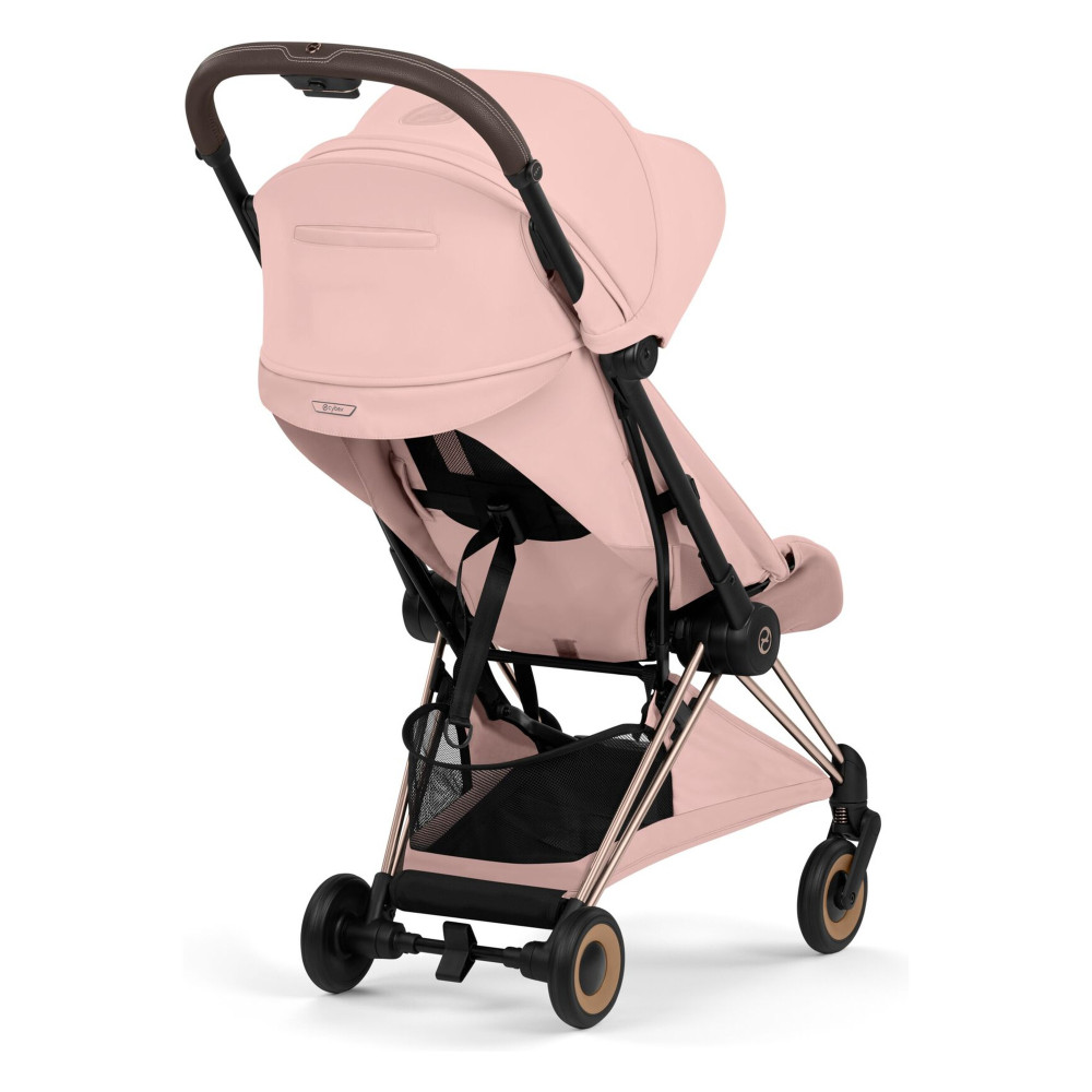 Cybex Coya 2026 Style Collection - ультракомпактний прогулянковий візок преміум для подорожей (від народження до 4 років / до 22 кг) • Peach Pink / Rosegold