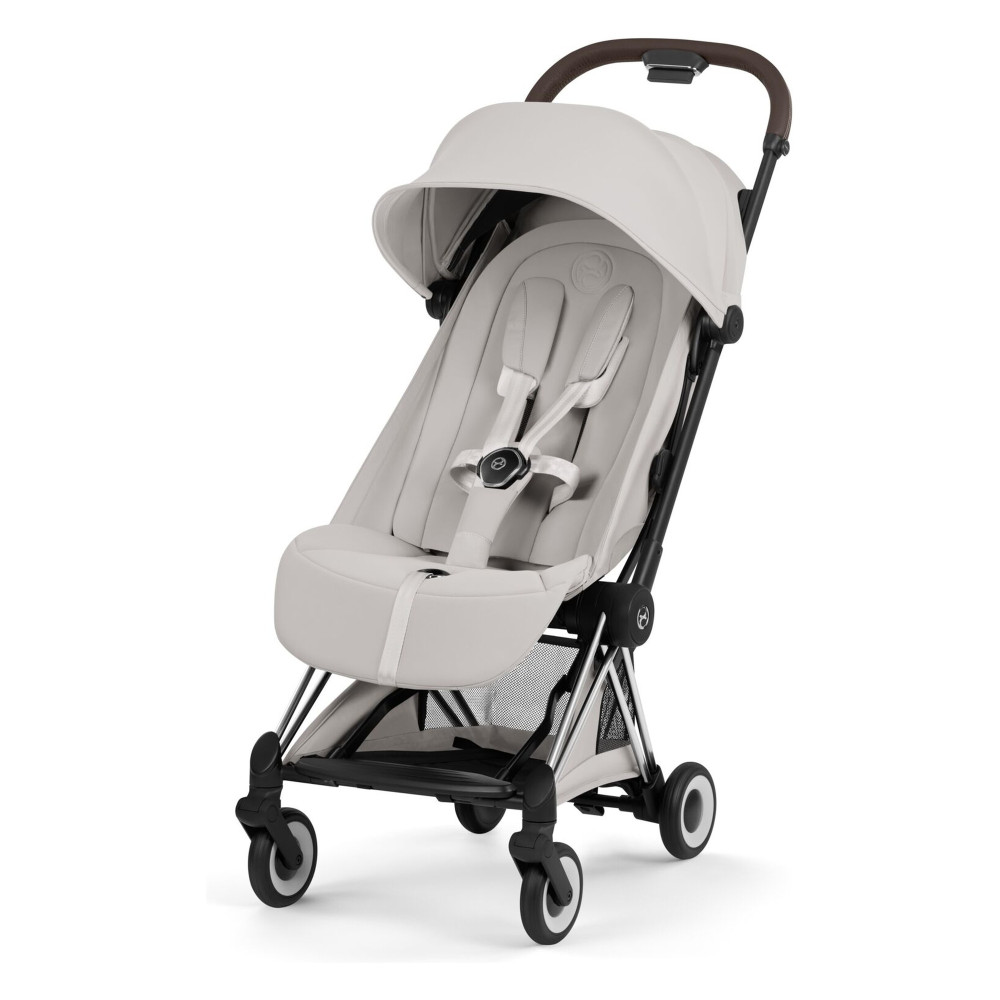 Cybex Coya 2026 Style Collection - ультракомпактний прогулянковий візок преміум для подорожей (від народження до 4 років / до 22 кг) • City Grey / Chrome