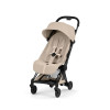Cybex Coya 2026 Style Collection - ультракомпактний прогулянковий візок преміум для подорожей (від народження до 4 років / до 22 кг) • Cozy Beige / Matt Black