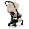 Cybex Coya 2026 Style Collection - ультракомпактний прогулянковий візок преміум для подорожей (від народження до 4 років / до 22 кг) • Cozy Beige / Matt Black