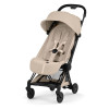 Cybex Coya 2026 Style Collection - ультракомпактний прогулянковий візок преміум для подорожей (від народження до 4 років / до 22 кг) • Cozy Beige / Matt Black
