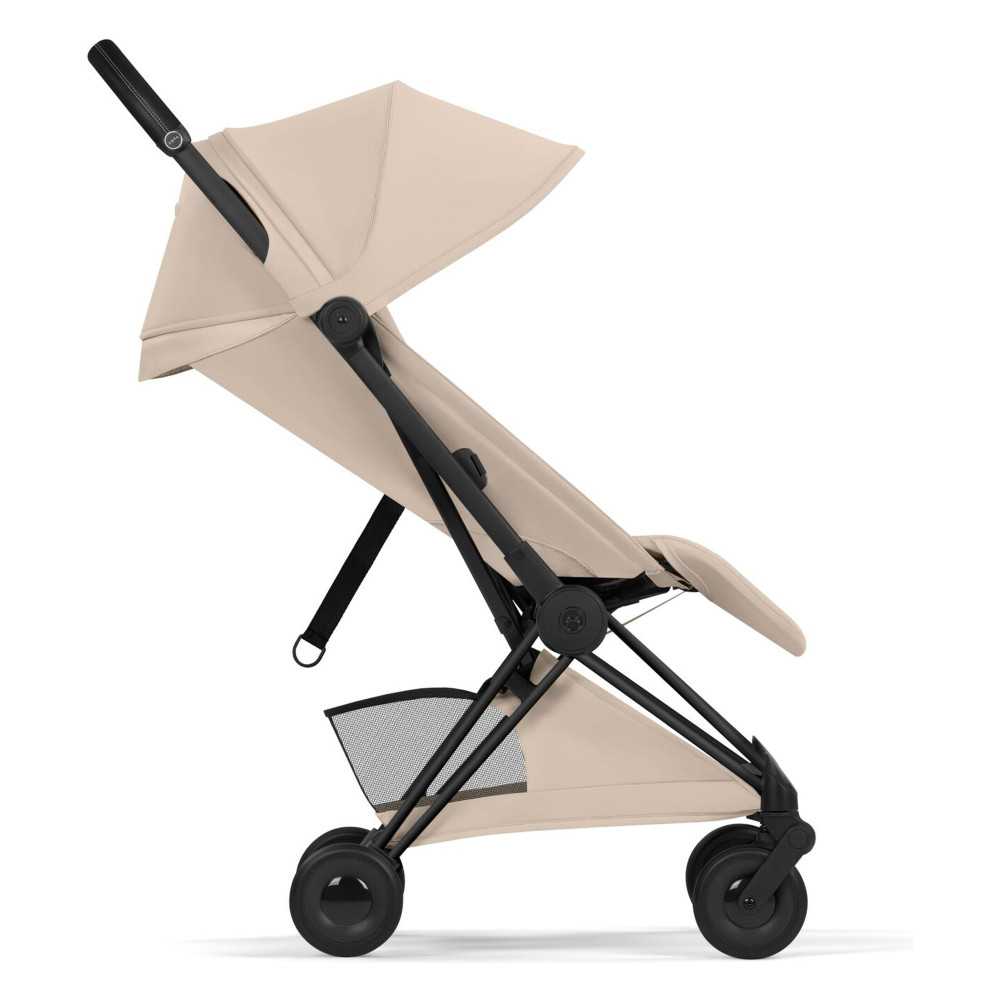 Cybex Coya 2026 Style Collection - ультракомпактний прогулянковий візок преміум для подорожей (від народження до 4 років / до 22 кг) • Cozy Beige / Matt Black