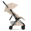 Cybex Coya 2026 Style Collection - ультракомпактний прогулянковий візок преміум для подорожей (від народження до 4 років / до 22 кг) • Cozy Beige / Matt Black