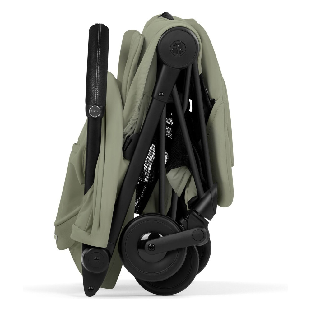Cybex Coya 2026 Style Collection - ультракомпактний прогулянковий візок преміум для подорожей (від народження до 4 років / до 22 кг) • Sage Green / Matt Black