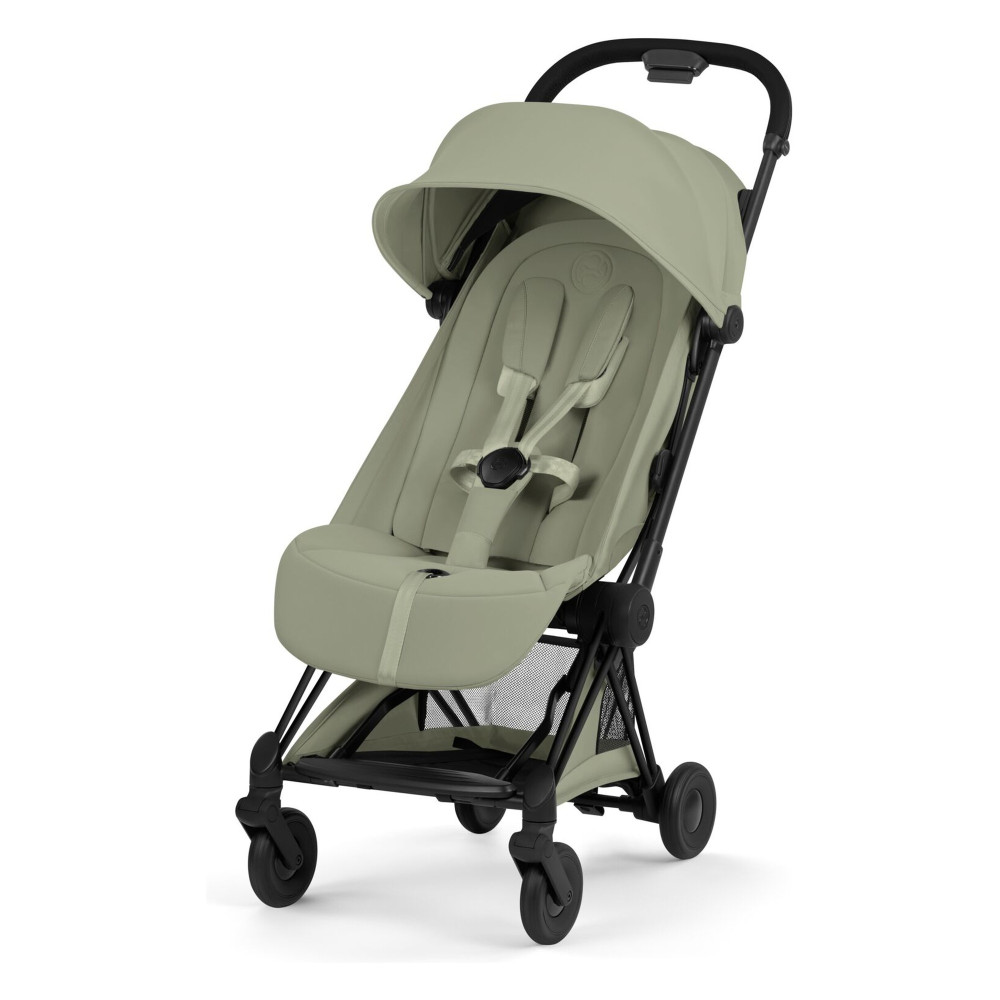 Cybex Coya 2026 Style Collection - ультракомпактний прогулянковий візок преміум для подорожей (від народження до 4 років / до 22 кг) • Sage Green / Matt Black