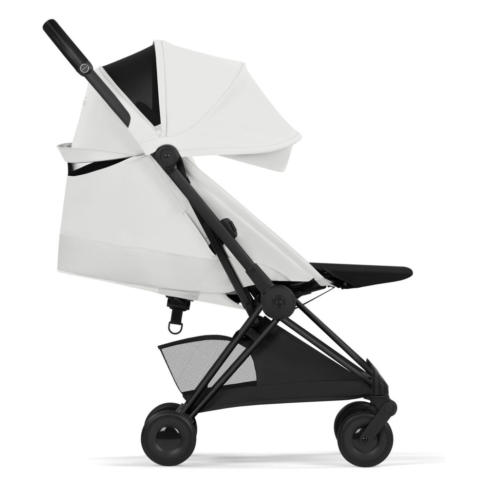 Cybex Coya 2026 Style Collection - ультракомпактний прогулянковий візок преміум для подорожей (від народження до 4 років / до 22 кг) • Off White / Matt Black