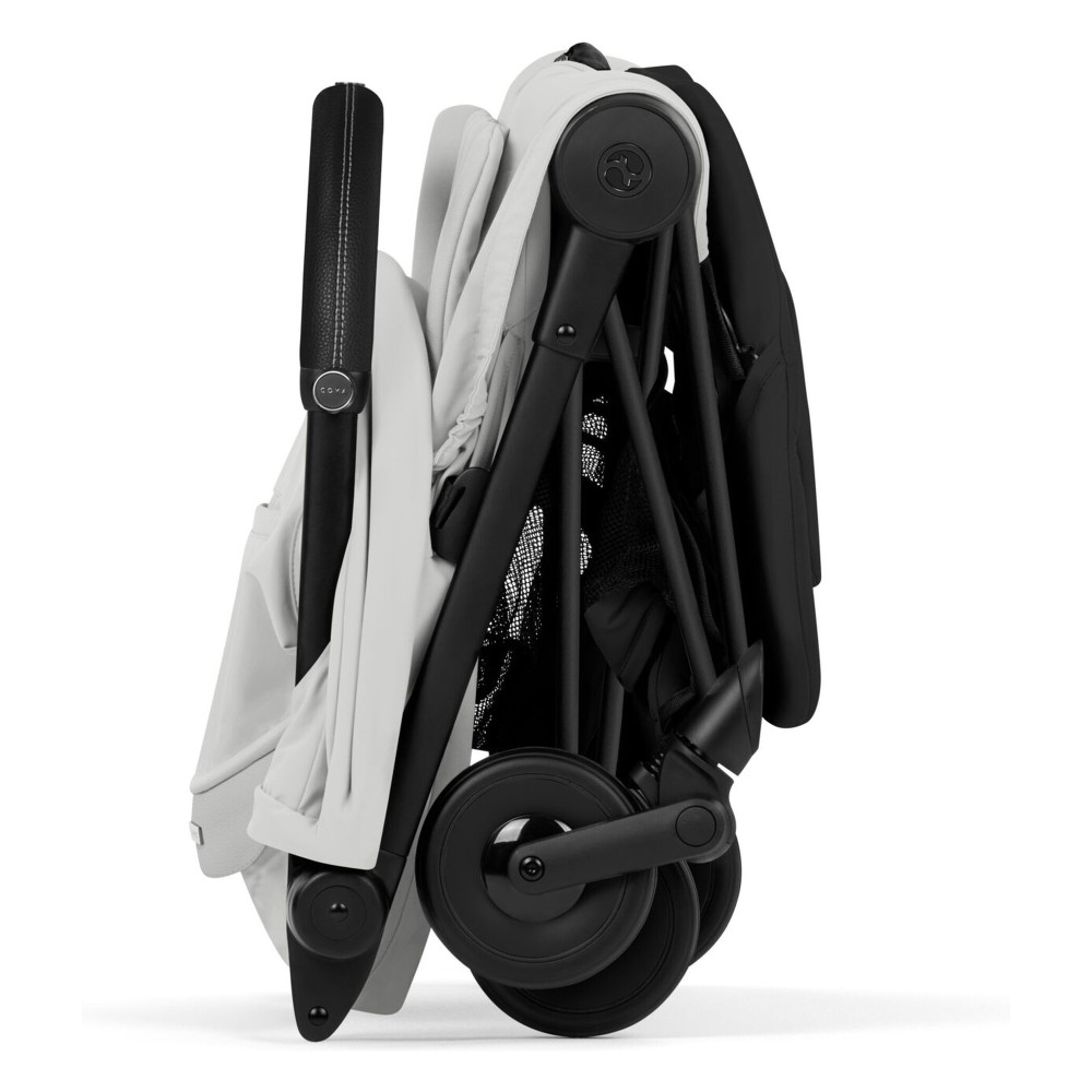Cybex Coya 2026 Style Collection - ультракомпактний прогулянковий візок преміум для подорожей (від народження до 4 років / до 22 кг) • Off White / Matt Black