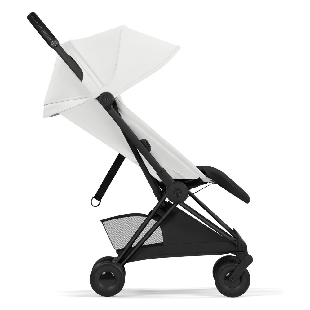 Cybex Coya 2026 Style Collection - ультракомпактний прогулянковий візок преміум для подорожей (від народження до 4 років / до 22 кг) • Off White / Matt Black