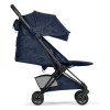Cybex Coya 2026 - ультракомпактний прогулянковий візок преміум для подорожей (від народження до 4 років / до 22 кг) • Rebellious Luxury Denim Blue