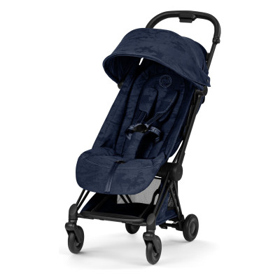 Cybex Coya 2026 - ультракомпактная прогулочная коляска премиум для путешествий (от рождения до 4 лет / до 22 кг) • Rebellious Luxury Denim Blue