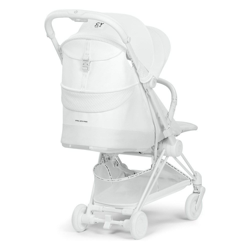 Cybex Coya 2026 - ультракомпактний прогулянковий візок преміум для подорожей (від народження до 4 років / до 22 кг) • Urban Mobility White