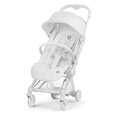 Cybex Coya 2026 - ультракомпактний прогулянковий візок преміум для подорожей (від народження до 4 років / до 22 кг) • Urban Mobility White