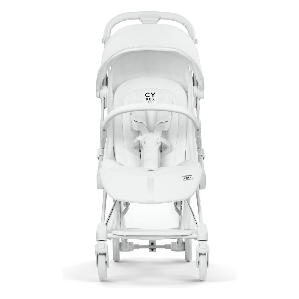 Cybex Coya 2026 - ультракомпактний прогулянковий візок преміум для подорожей (від народження до 4 років / до 22 кг) • Urban Mobility White