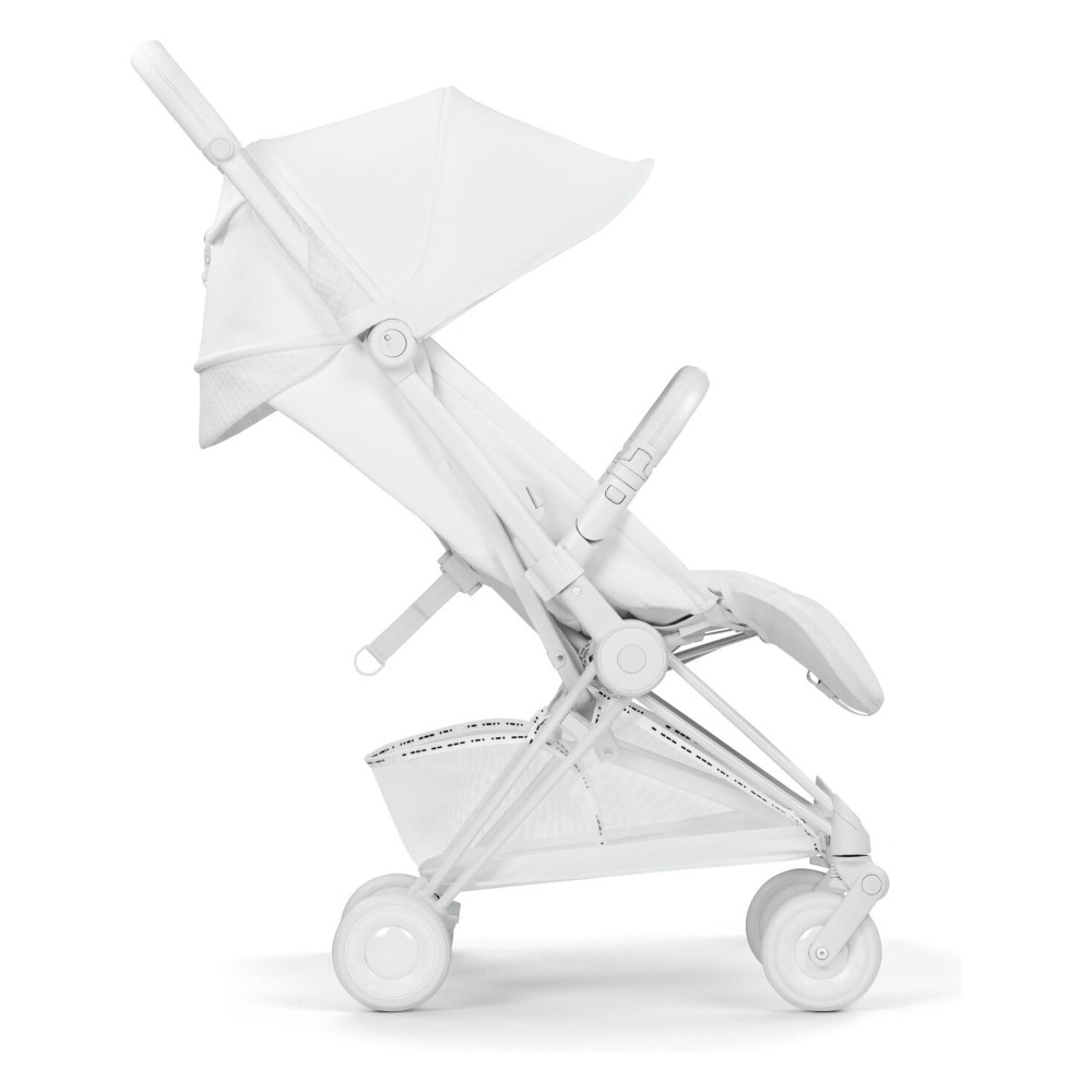 Cybex Coya 2026 - ультракомпактний прогулянковий візок преміум для подорожей (від народження до 4 років / до 22 кг) • Urban Mobility White