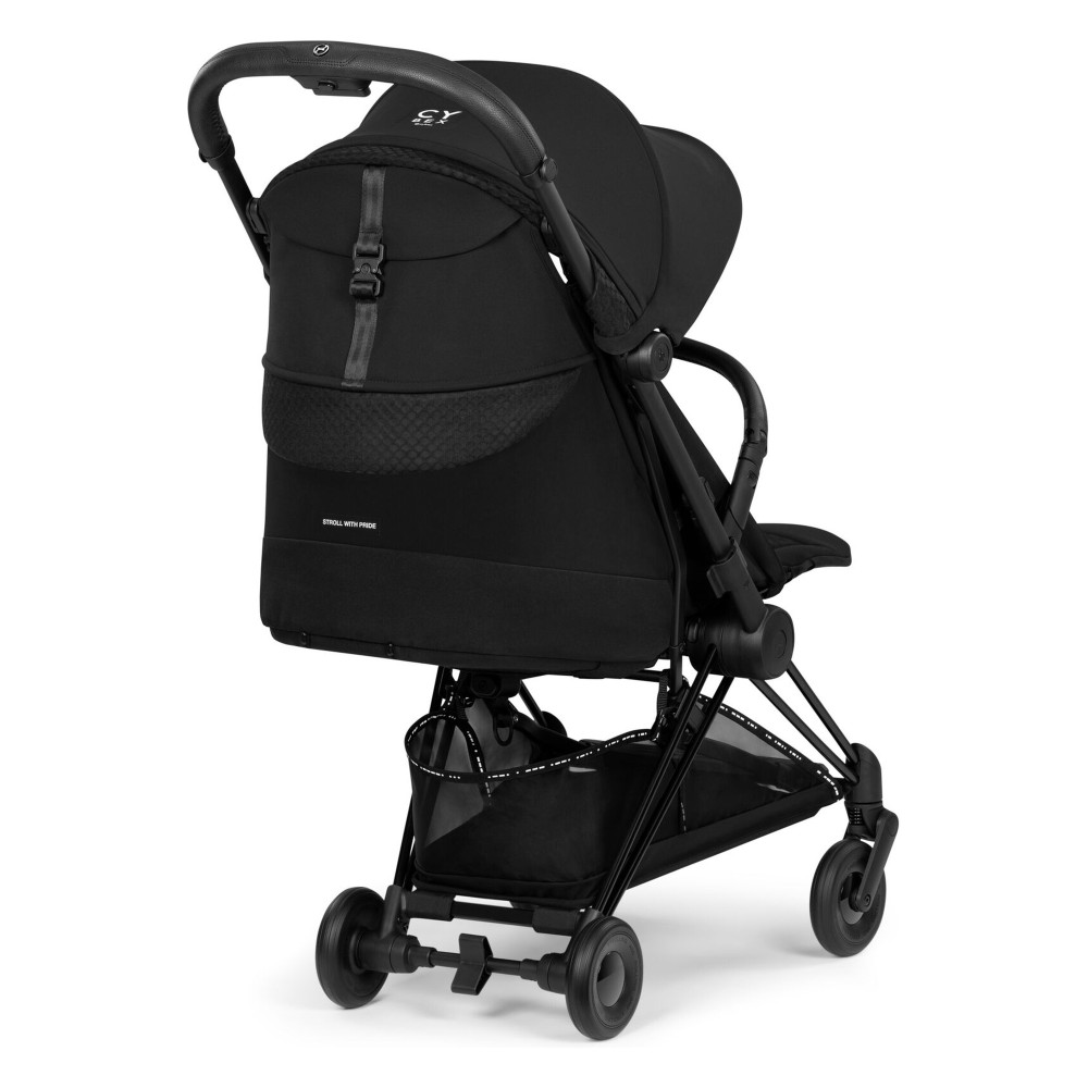 Cybex Coya 2026 - ультракомпактний прогулянковий візок преміум для подорожей (від народження до 4 років / до 22 кг) • Urban Mobility Black