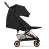 Cybex Coya 2026 Comfort Collection - ультракомпактний прогулянковий візок преміум для подорожей (від народження до 4 років / до 22 кг) • Sepia Black / Rosegold