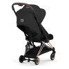 Cybex Coya 2026 Comfort Collection - ультракомпактний прогулянковий візок преміум для подорожей (від народження до 4 років / до 22 кг) • Sepia Black / Rosegold