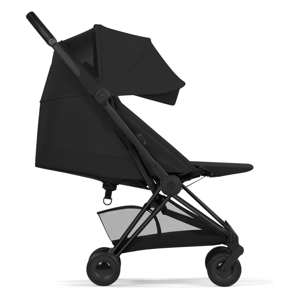 Cybex Coya 2026 Comfort Collection - ультракомпактний прогулянковий візок преміум для подорожей (від народження до 4 років / до 22 кг) • Sepia Black / Matt Black