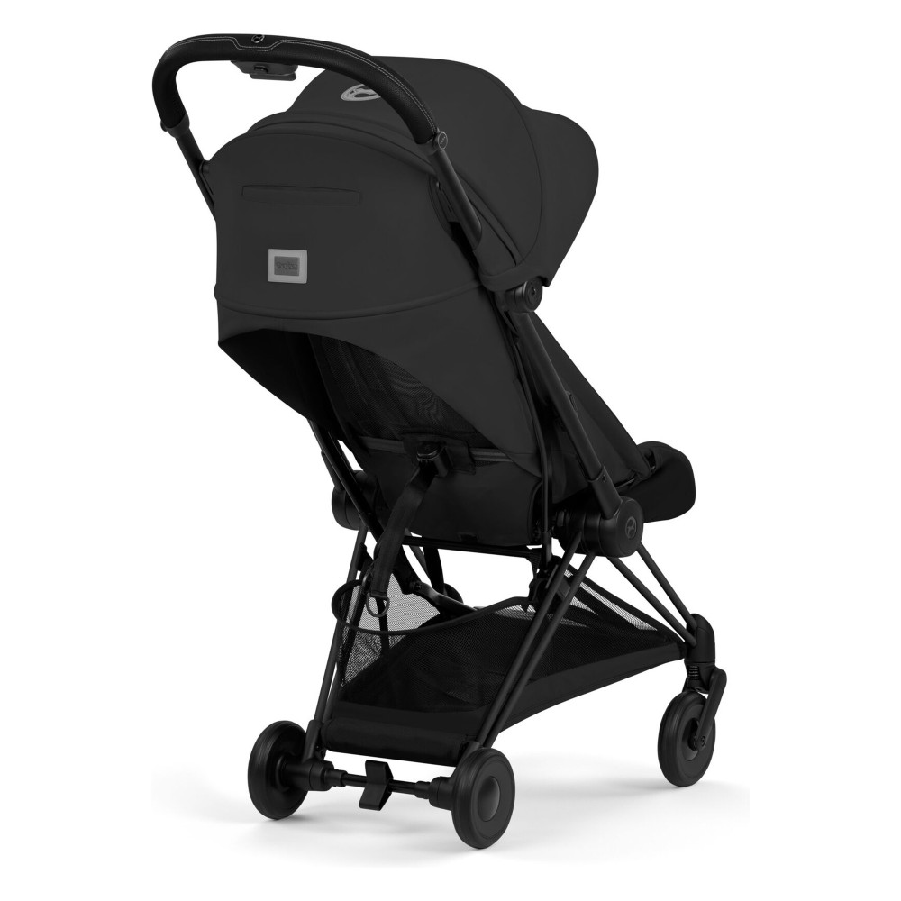 Cybex Coya 2026 Comfort Collection - ультракомпактний прогулянковий візок преміум для подорожей (від народження до 4 років / до 22 кг) • Sepia Black / Matt Black