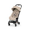 Cybex Coya 2026 Comfort Collection - ультракомпактний прогулянковий візок преміум для подорожей (від народження до 4 років / до 22 кг) • Cozy Beige / Matt Black
