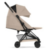 Cybex Coya 2026 Comfort Collection - ультракомпактний прогулянковий візок преміум для подорожей (від народження до 4 років / до 22 кг) • Cozy Beige / Matt Black