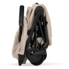 Cybex Coya 2026 Comfort Collection - ультракомпактний прогулянковий візок преміум для подорожей (від народження до 4 років / до 22 кг) • Cozy Beige / Matt Black