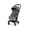 Cybex Coya 2026 Comfort Collection - ультракомпактний прогулянковий візок преміум для подорожей (від народження до 4 років / до 22 кг) • Coconut Brown / Matt Black