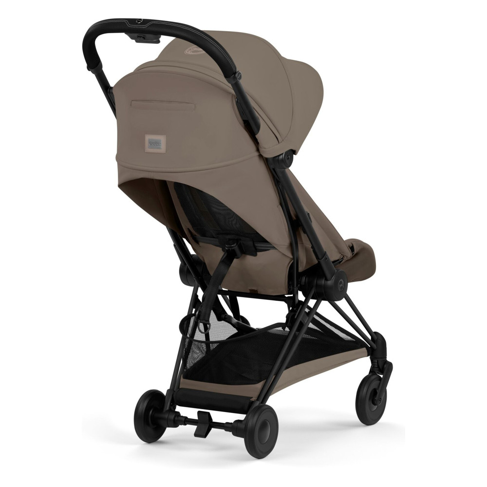 Cybex Coya 2026 Comfort Collection - ультракомпактний прогулянковий візок преміум для подорожей (від народження до 4 років / до 22 кг) • Coconut Brown / Matt Black